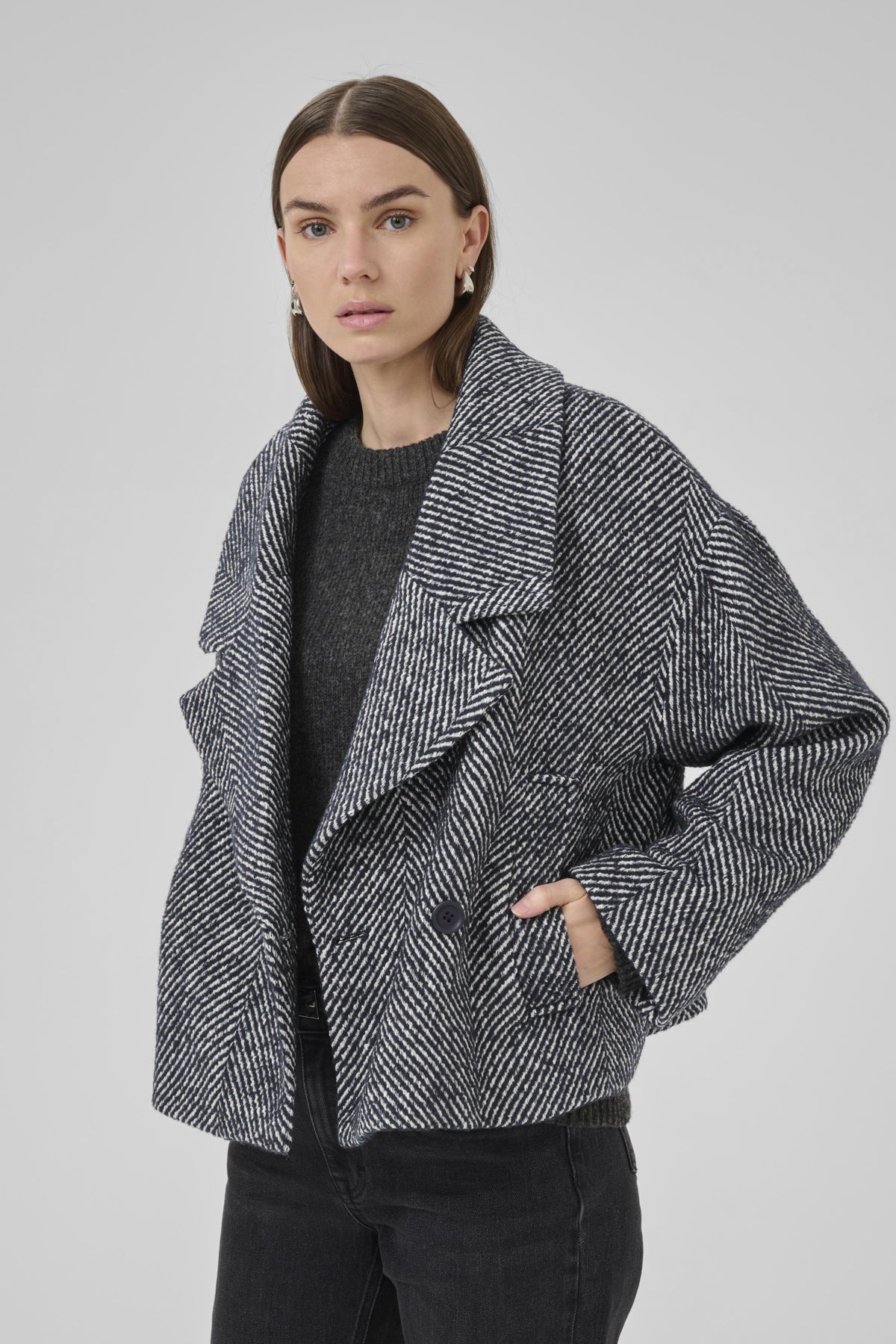 MaggieMW Short Jacket After Midnight - Off white - 10704749