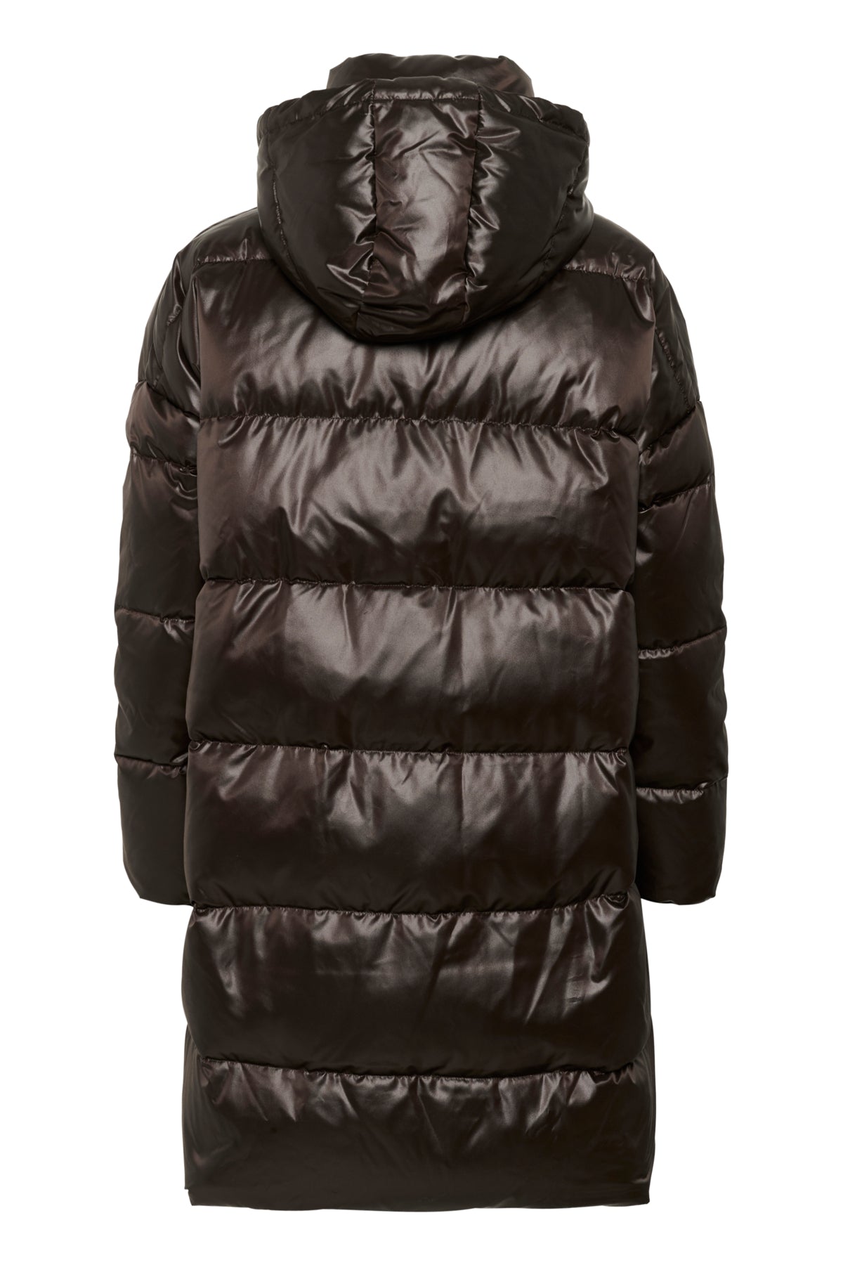 GlossyMW Down Long Jacket Espresso - 10704754