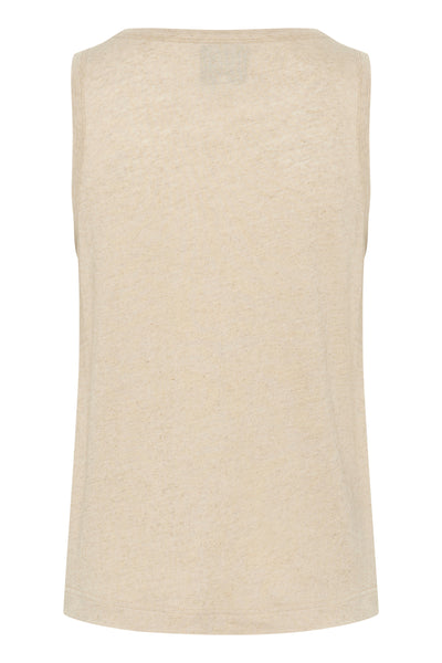 LisaMW Top Oatmeal Melange - 10704763 Thumbnail