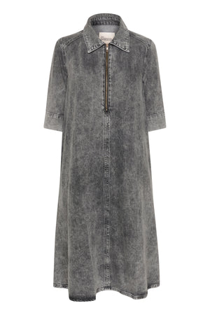 MaloMW 143 Långklänning Medium Grey Retro Wash - 10704782