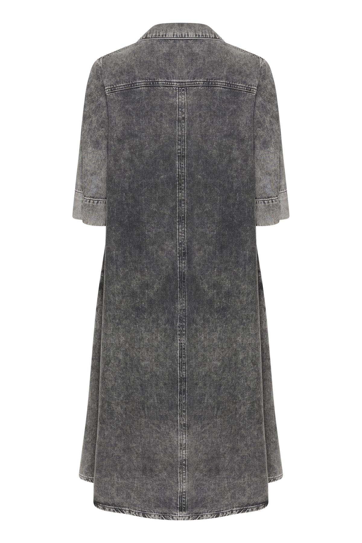 MaloMW 143 Långklänning Medium Grey Retro Wash - 10704782