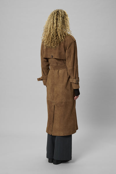 TaraMW Mockatrenchcoat Cognac - 108673 - 10704830 Thumbnail