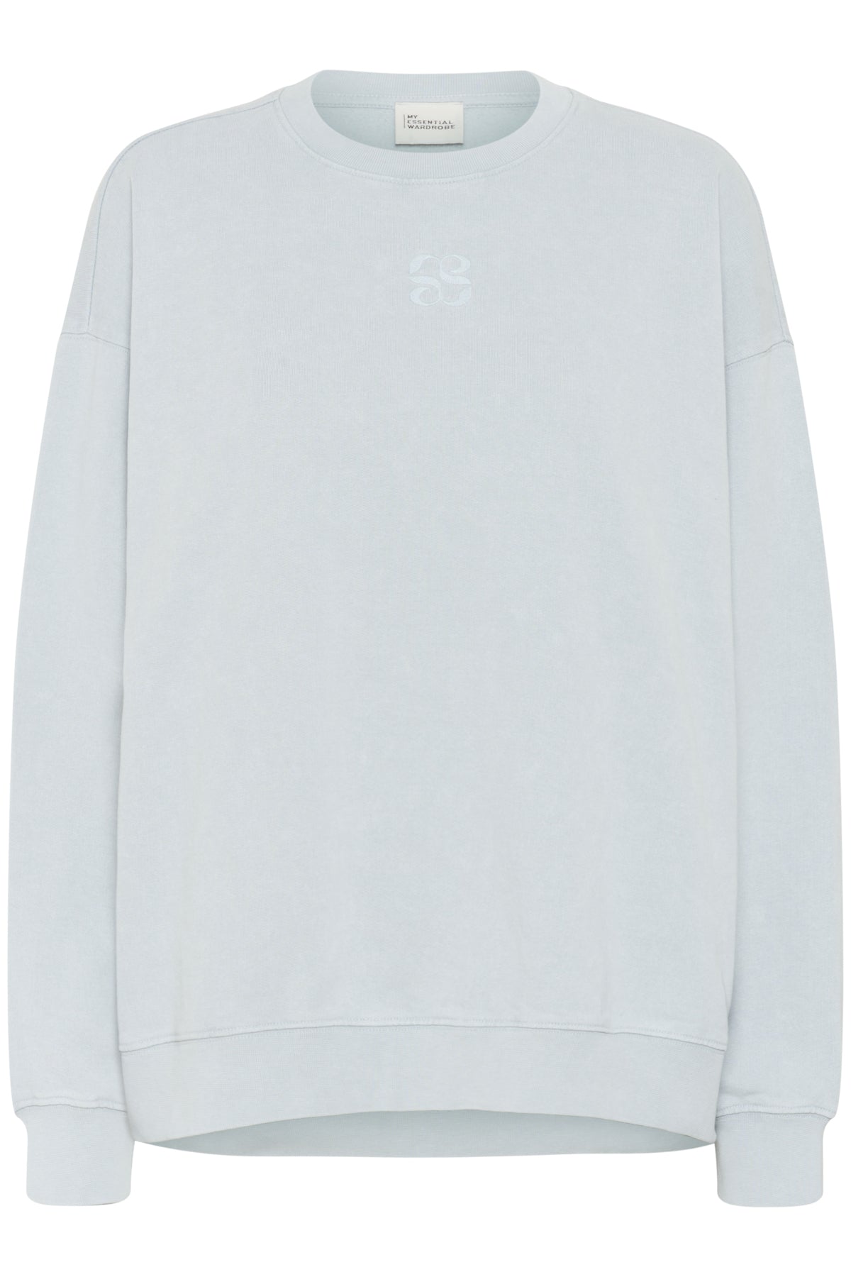 DiegoMW Logo Emb. Sweat PearlBlue Random Wash - 10704891
