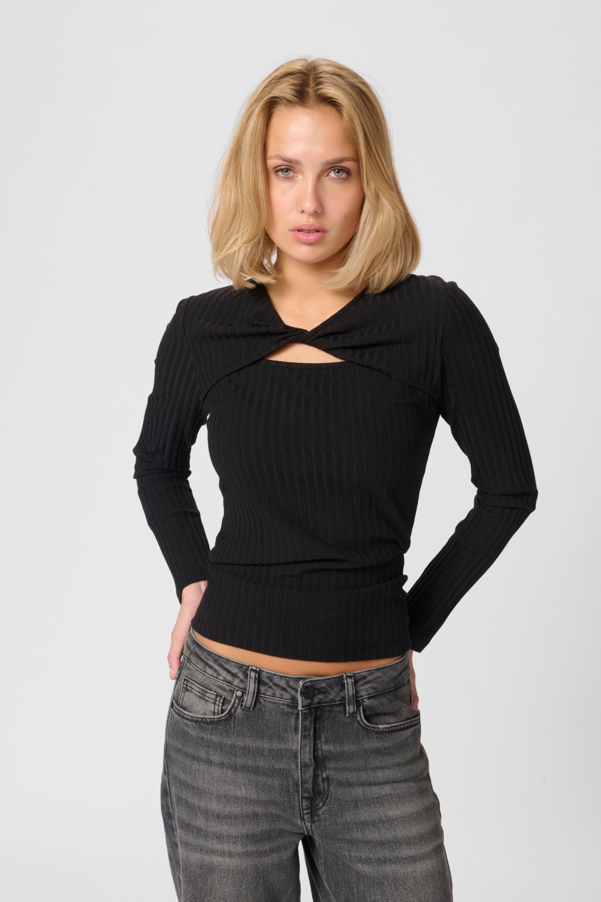BustaMW LS Blouse Black - 100031 - 10705069