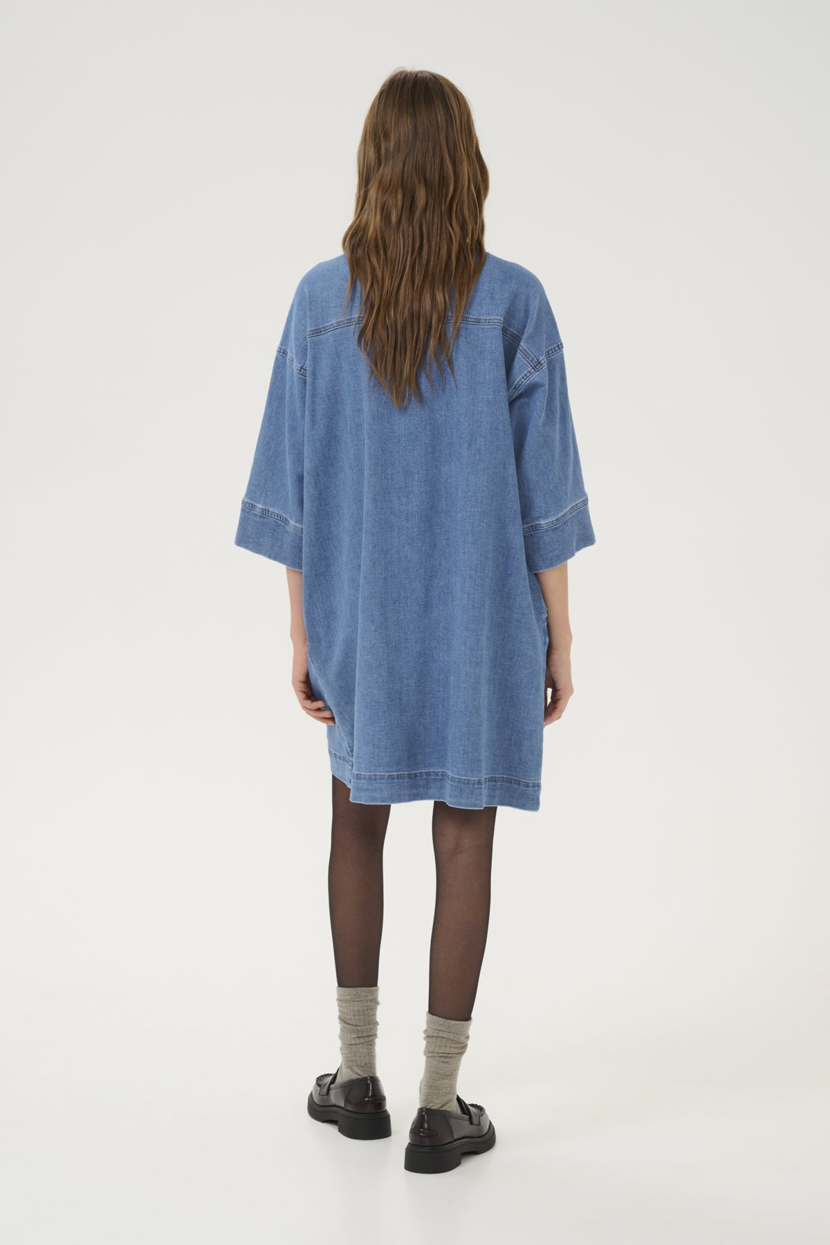 LaraMW 115 Klänning Medium Blue Wash