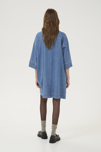 LaraMW 115 Klänning Medium Blue Wash Thumbnail