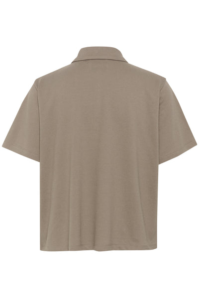 AbbyMW Polo Tee VALNÖT - 10705134 Thumbnail