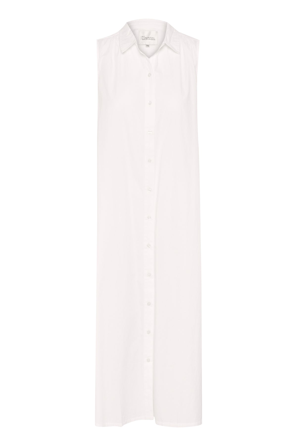 SunnaMW Ärmlös Klänning Bright White - 10705148
