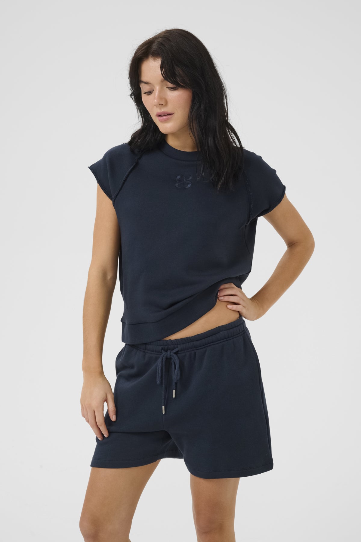 SaraMW Boxy Tee Dark Sapphire Blue - 10705158