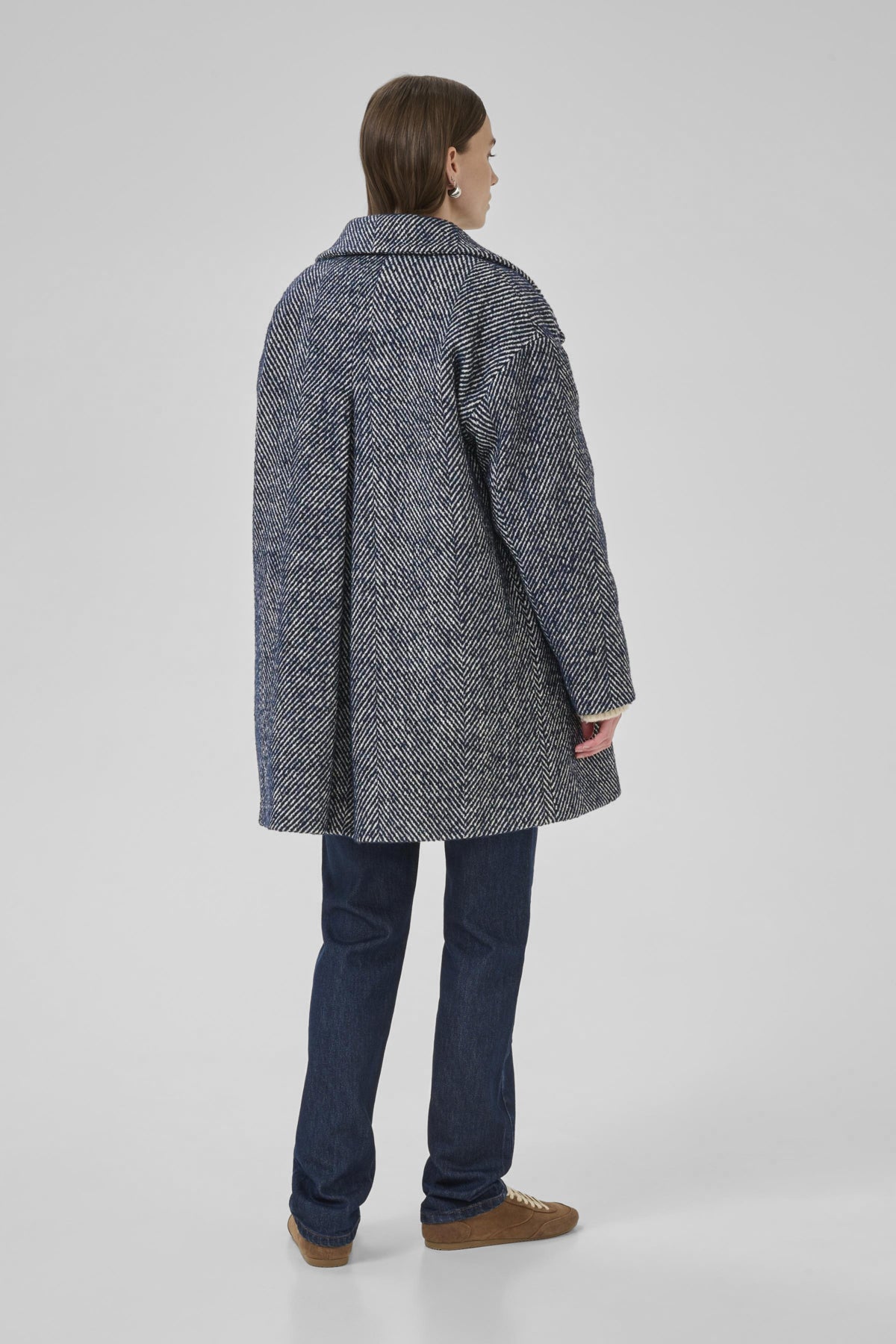 MaggieMW Knee Coat After Midnight - Off white - 10705190