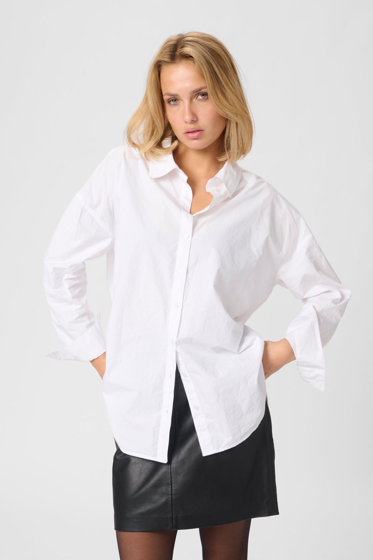 03 THE BOXY SHIRT Bright White - 10705193