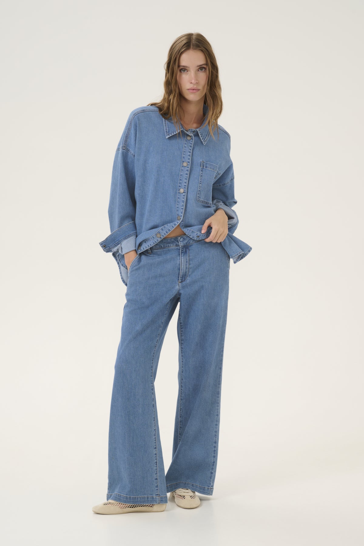 30 THE LARA 115 PANT Medium Blue Wash - 10705210