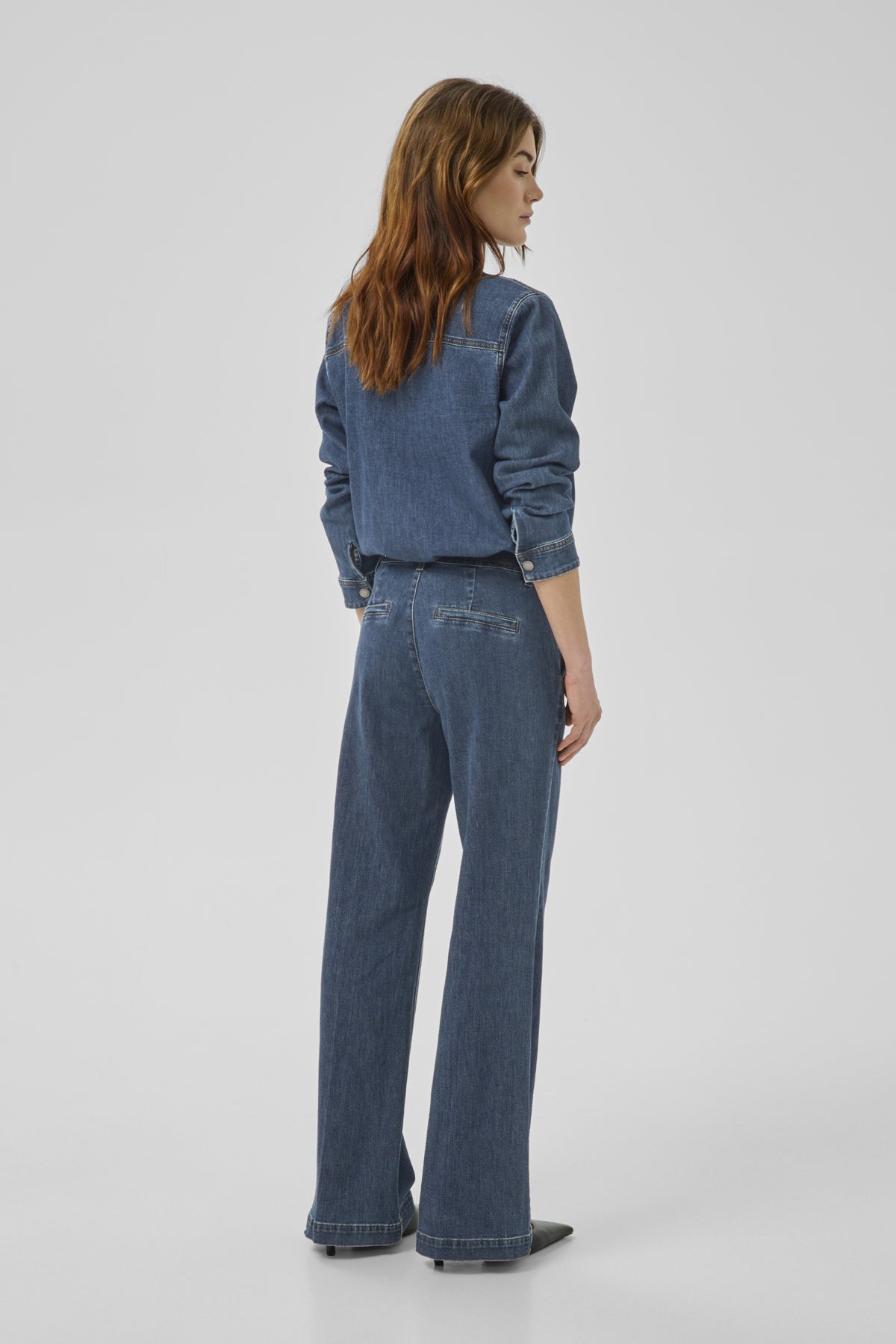 30 THE LARA 115 PANT Mörkblå tvätt