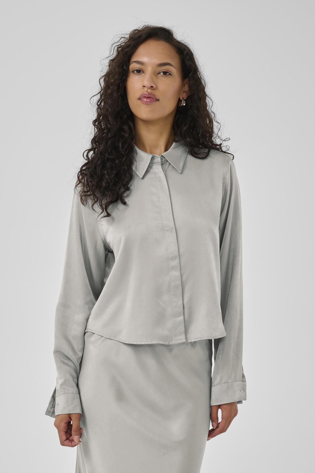 EstelleMW Short Shirt Moon Mist - 10705227