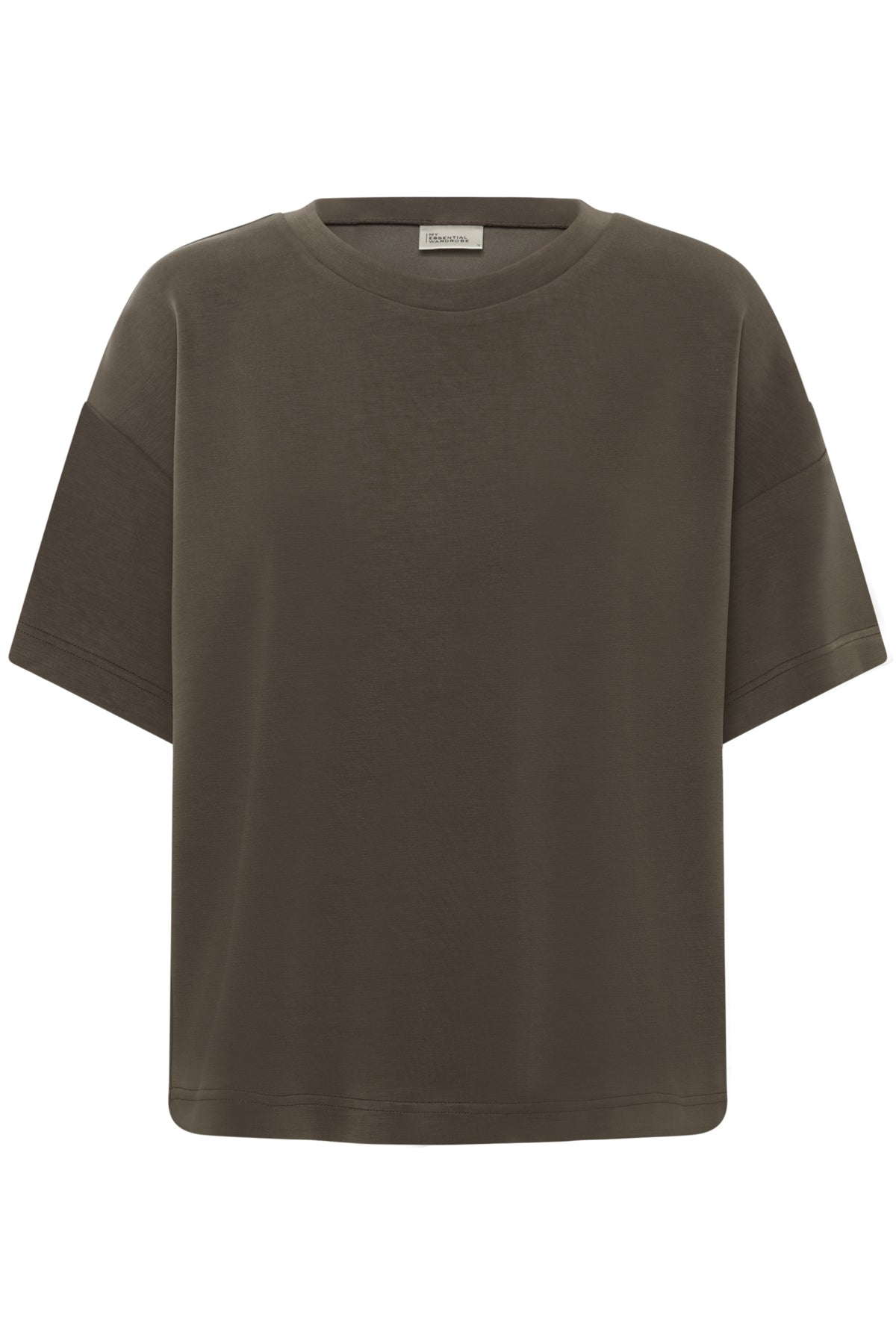 HelleMW EMB Boxy Tee Major Brown - 190810 - 10705231