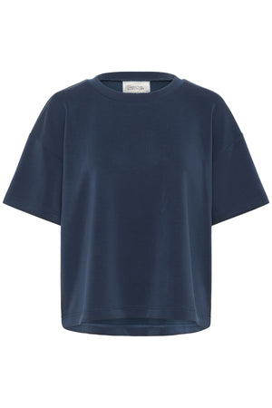 HelleMW EMB Boxy Tee After Midnight - 10705231