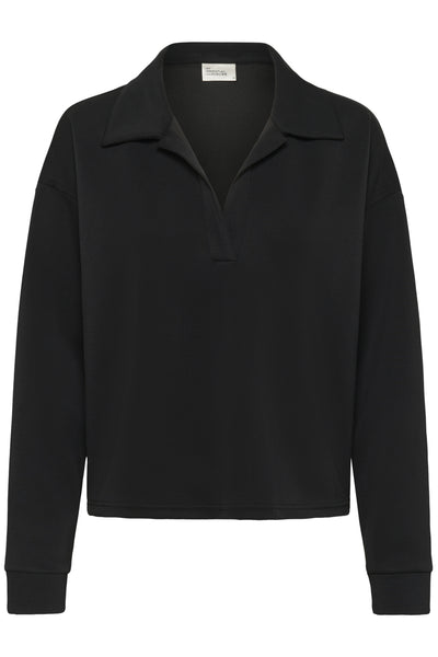 HelleMW Polo Blus Svart - 10705234 Thumbnail
