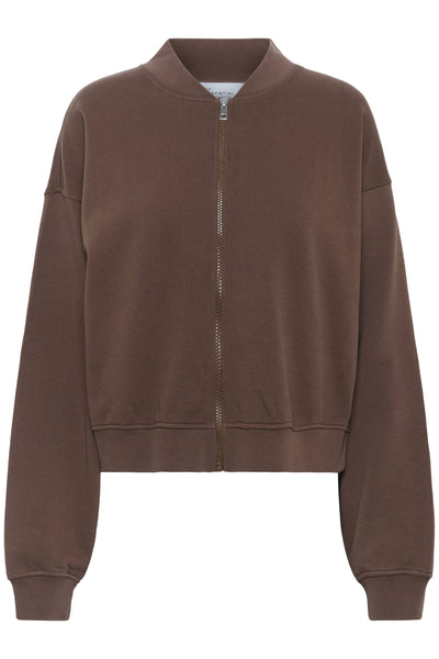 MetaMW Short Sweat Jacket Tobacco Random Wash - 10705247 Thumbnail