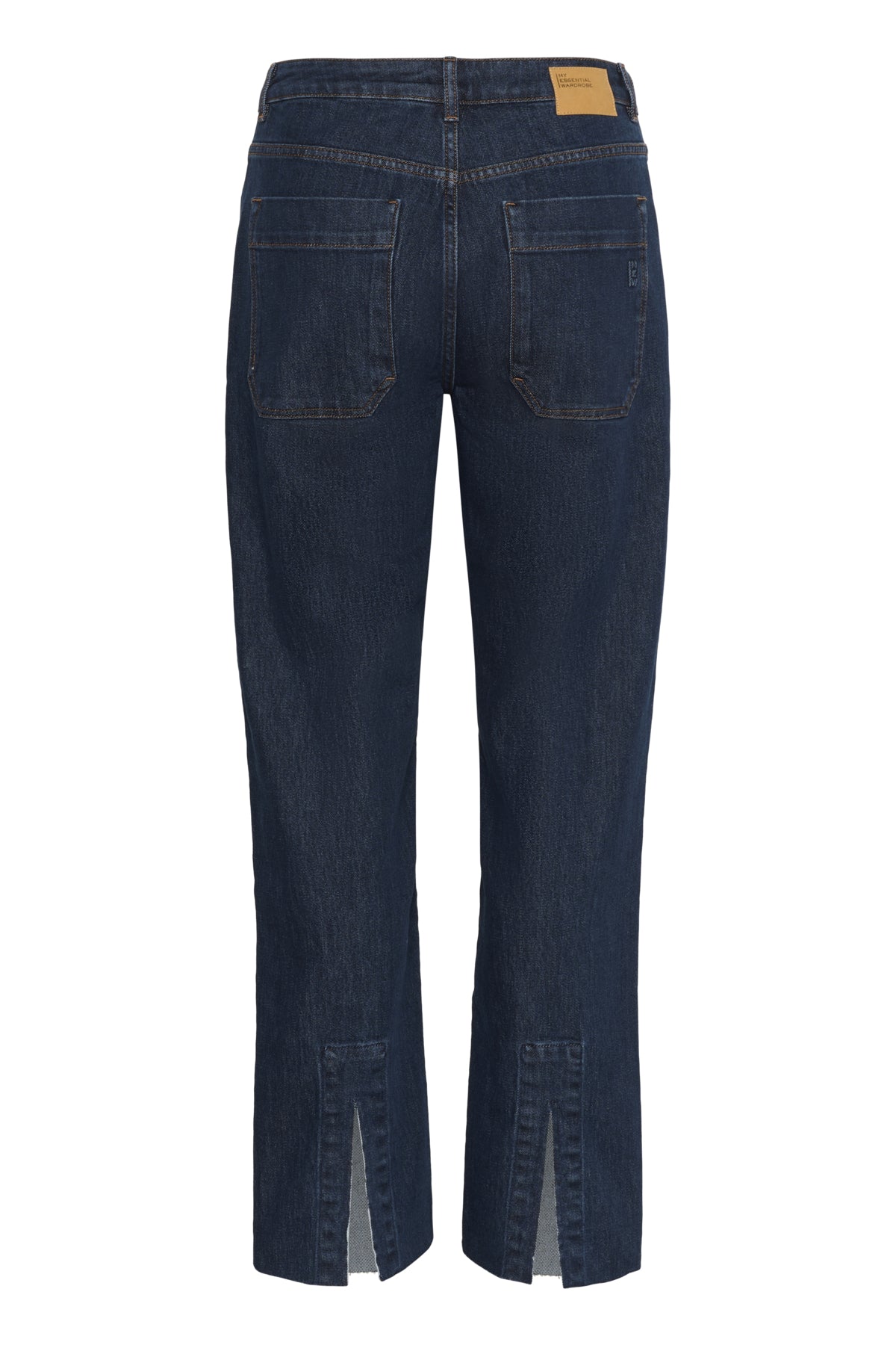 MWEbba 139 High Straight Slit Dark Blue Un-Wash - 10705266