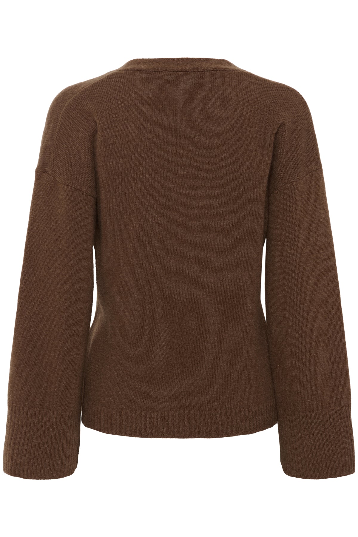 HuxiMW Stickad kofta Tobacco Brown - 10705283
