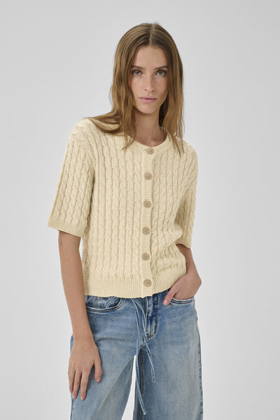DivaMW Knit Cardigan Brown Rice - 131105 - 10705286 Thumbnail