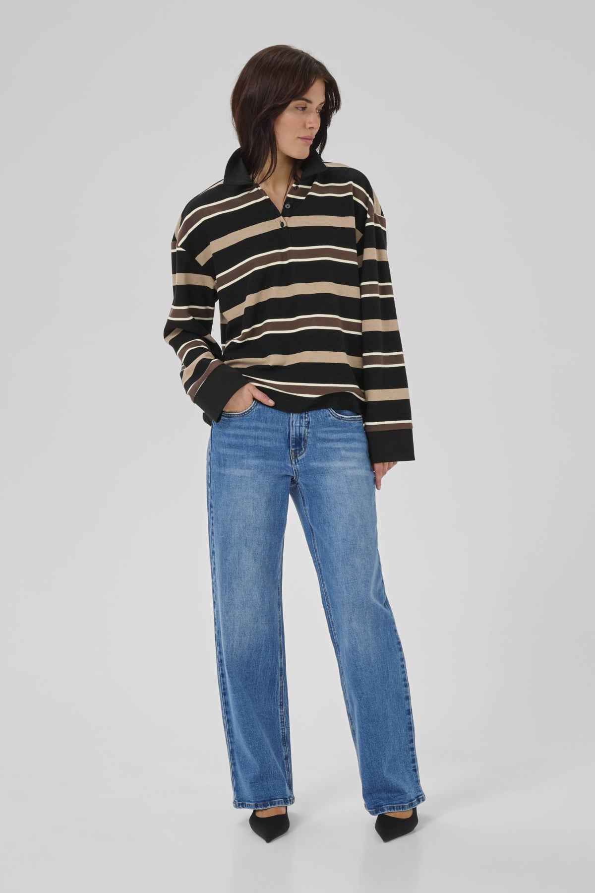 SalinaMW Polo Blus Svart