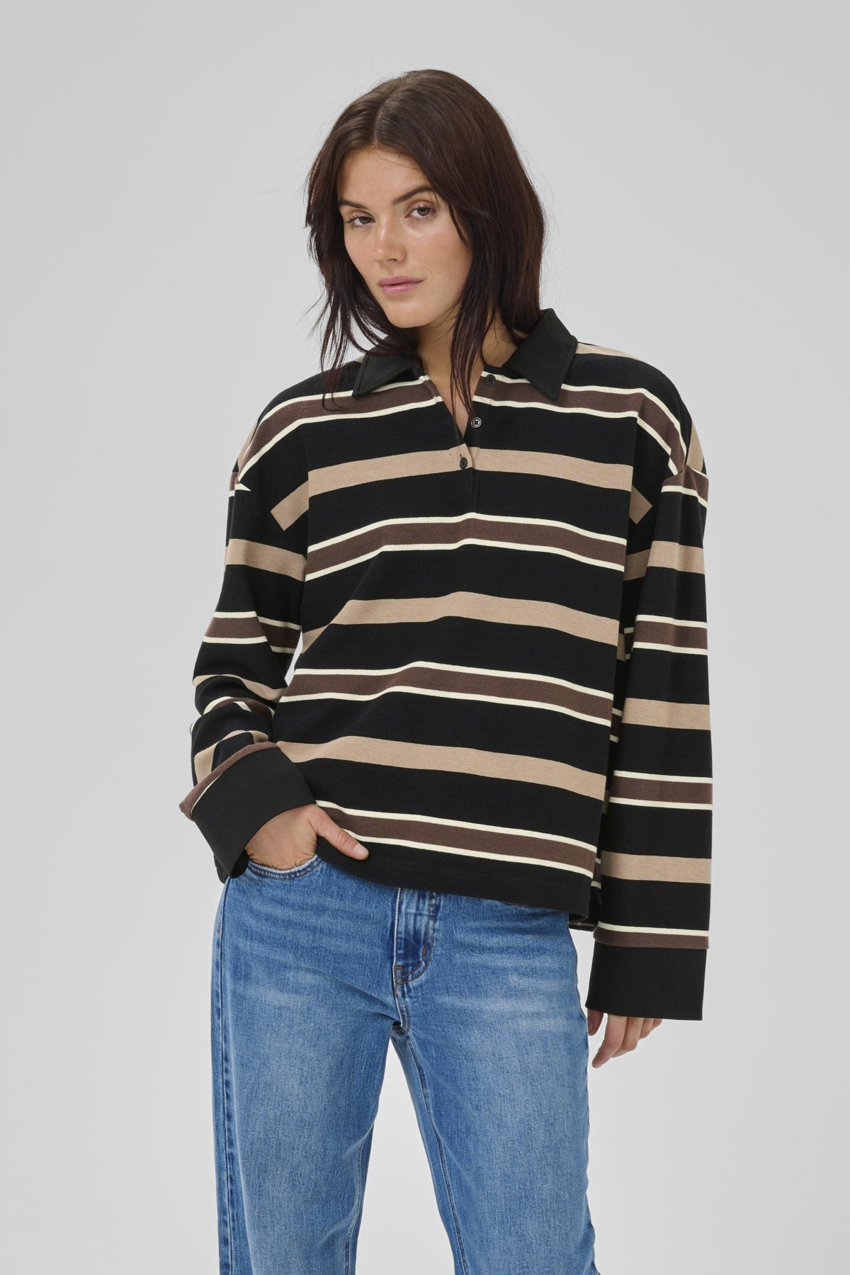SalinaMW Polo Blus Svart