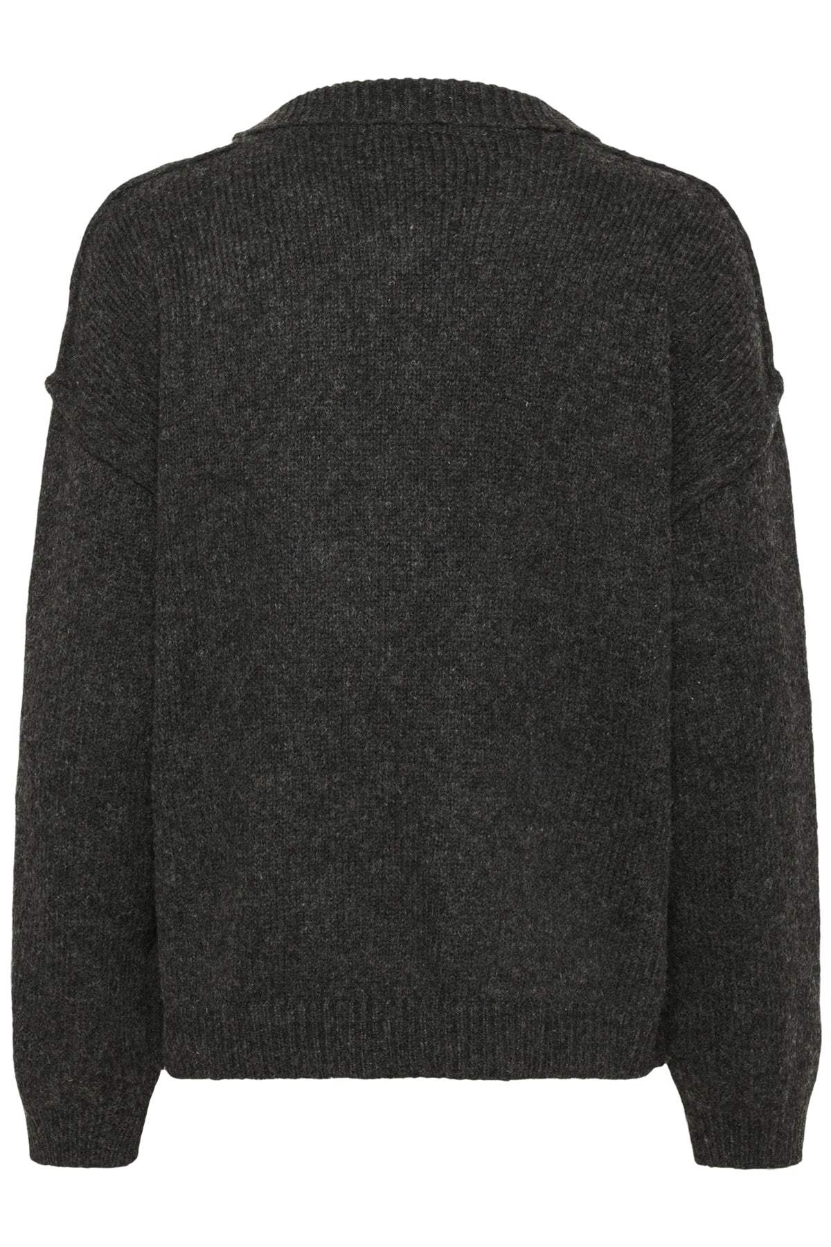 PalomaMW Polo Pullover Mörkgråmelerad - 10705312