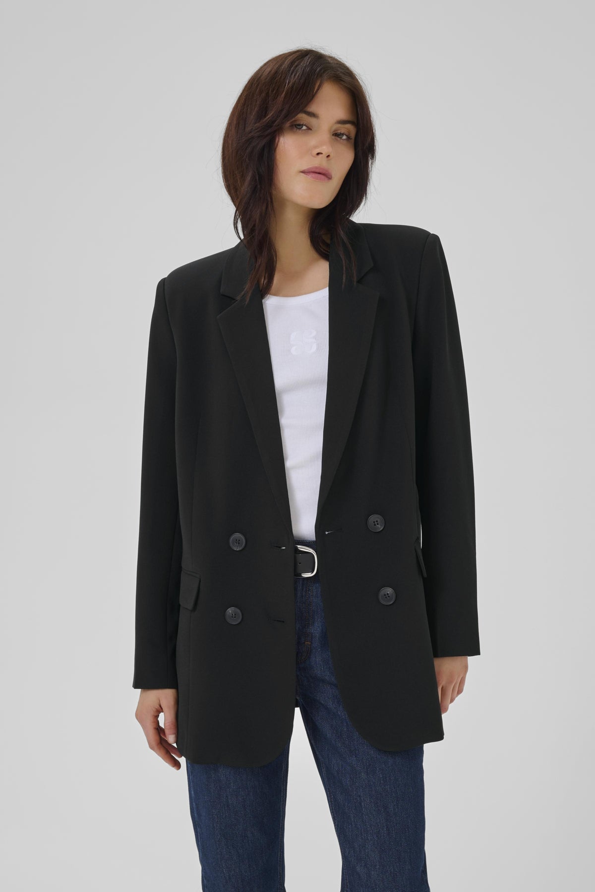 27 THE TAILORED BLAZER Svart - 10705318