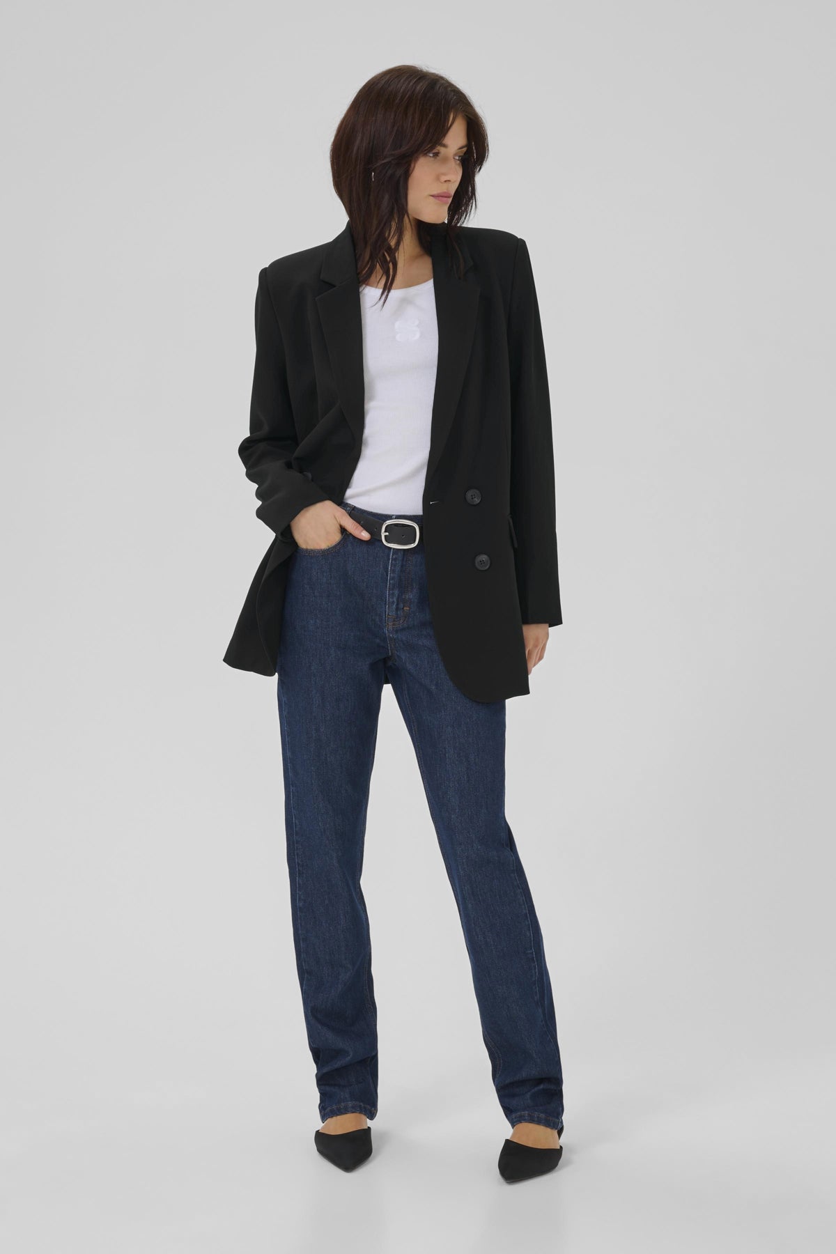 27 THE TAILORED BLAZER Svart - 10705318