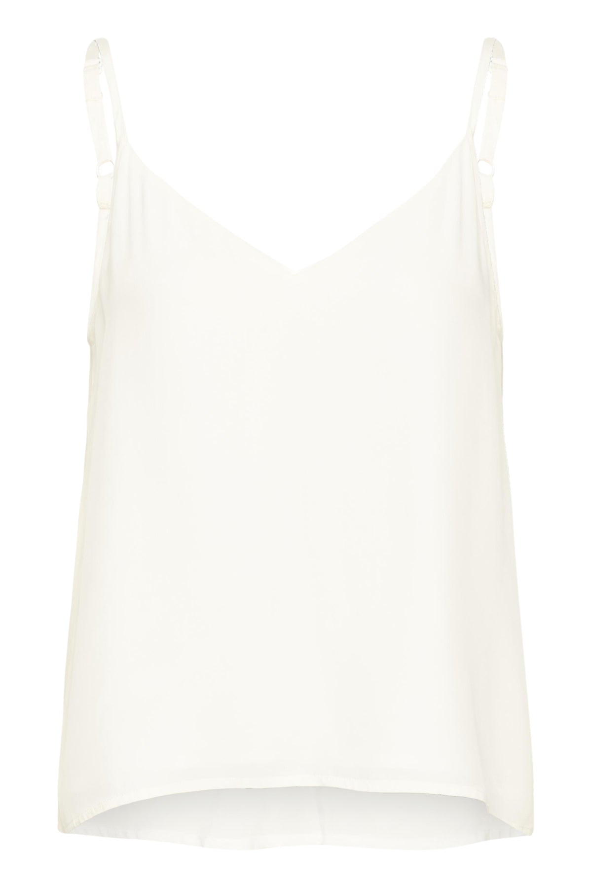 MWSilk Strap Top Snövit - 110602 - 10705328