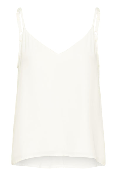MWSilk Strap Top Snövit - 110602 - 10705328 Thumbnail