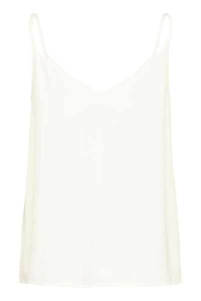 MWSilk Strap Top Snövit - 110602 - 10705328 Thumbnail