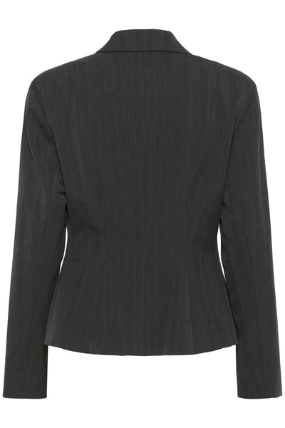 MWLuna Shaped Blazer Asphalt - 190201 - 10705385 Thumbnail