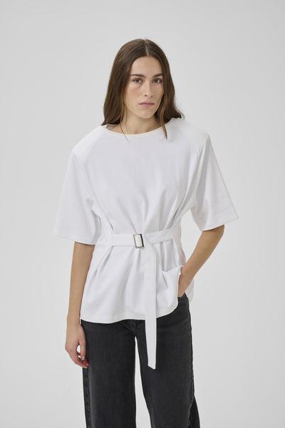 MWApir Belt Tee Snow White - 110602 - 10705415 Thumbnail