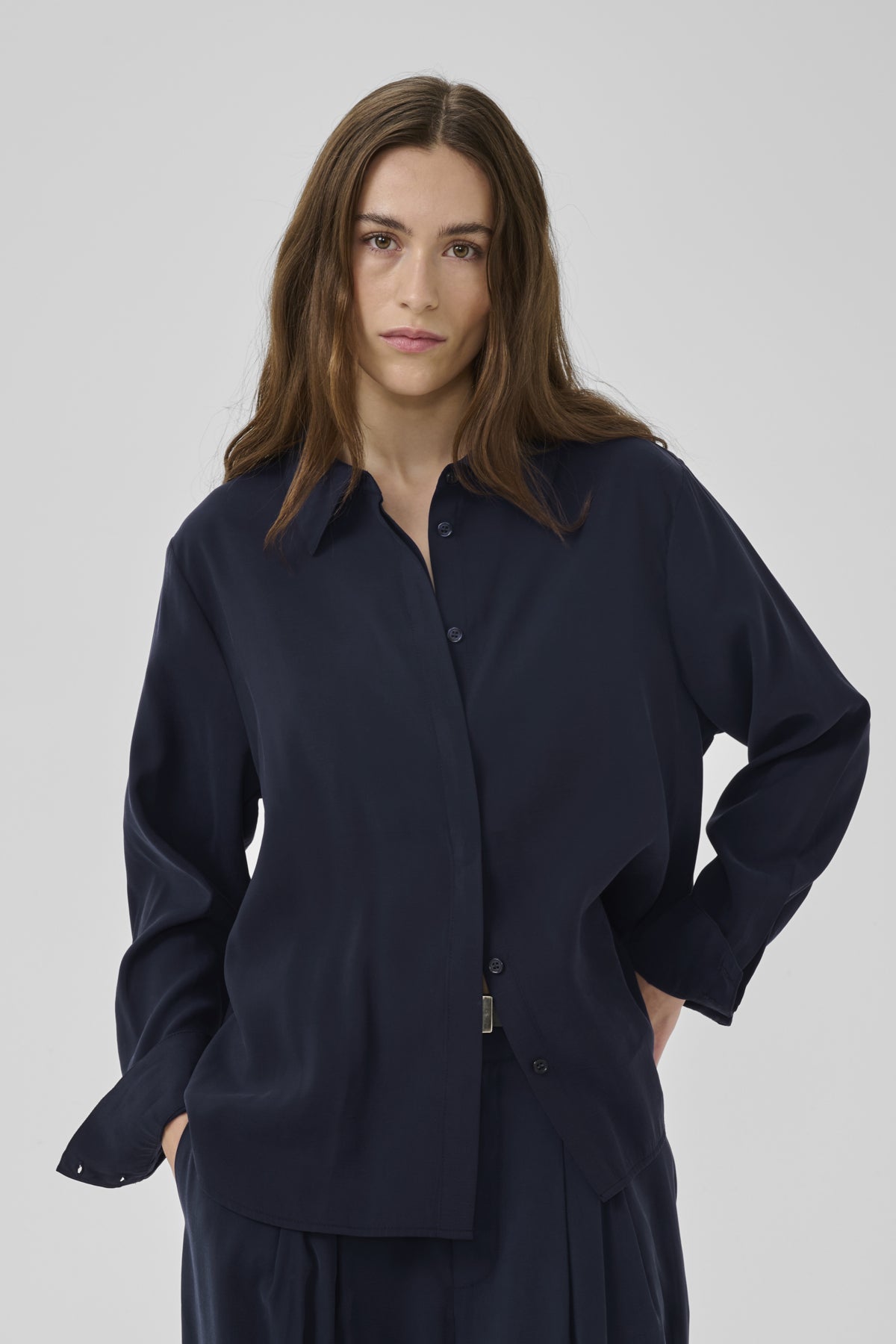 MWMindy Skjorta Dark Sapphire Blue - 103565 - 10705432