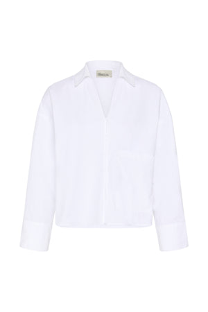 MWSunna Boxy Short Shirt Bright White - 110601 - 10705436
