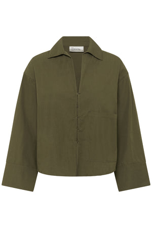 MWSunna Boxy Short Shirt Capers - 180820 - 10705436