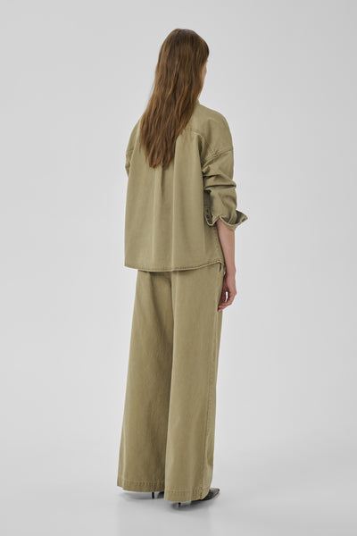 MWLisva 179 Shirt Light Capers Washed - 109138 - 10705438 Thumbnail