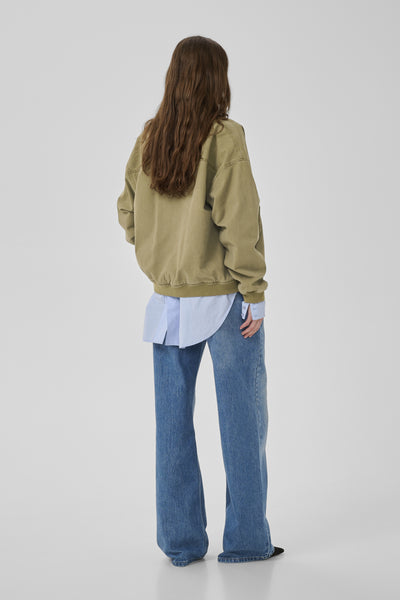 MWLisva Bomber Jacket Light Capers Washed - 109138 - 10705439 Thumbnail