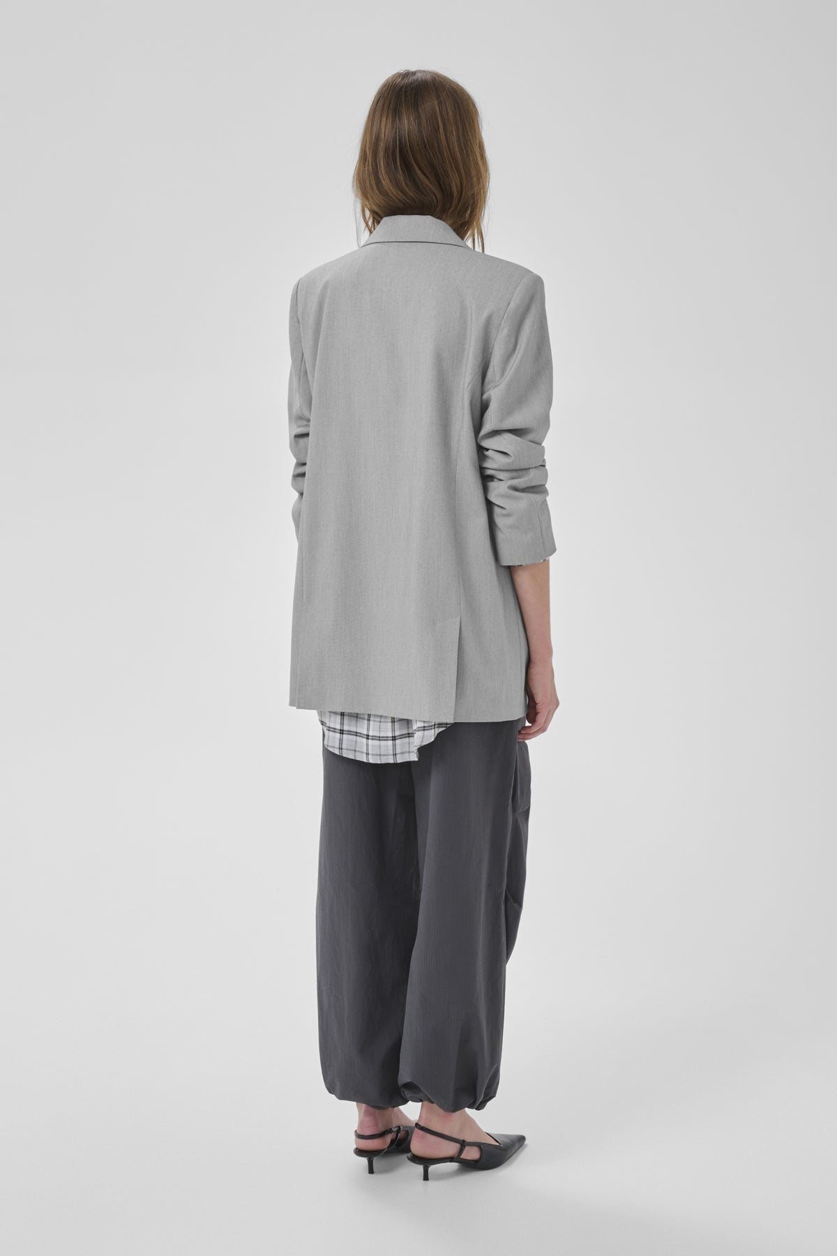 MWHanna Blazer Ljusgråmelerad - 100378 - 10705440
