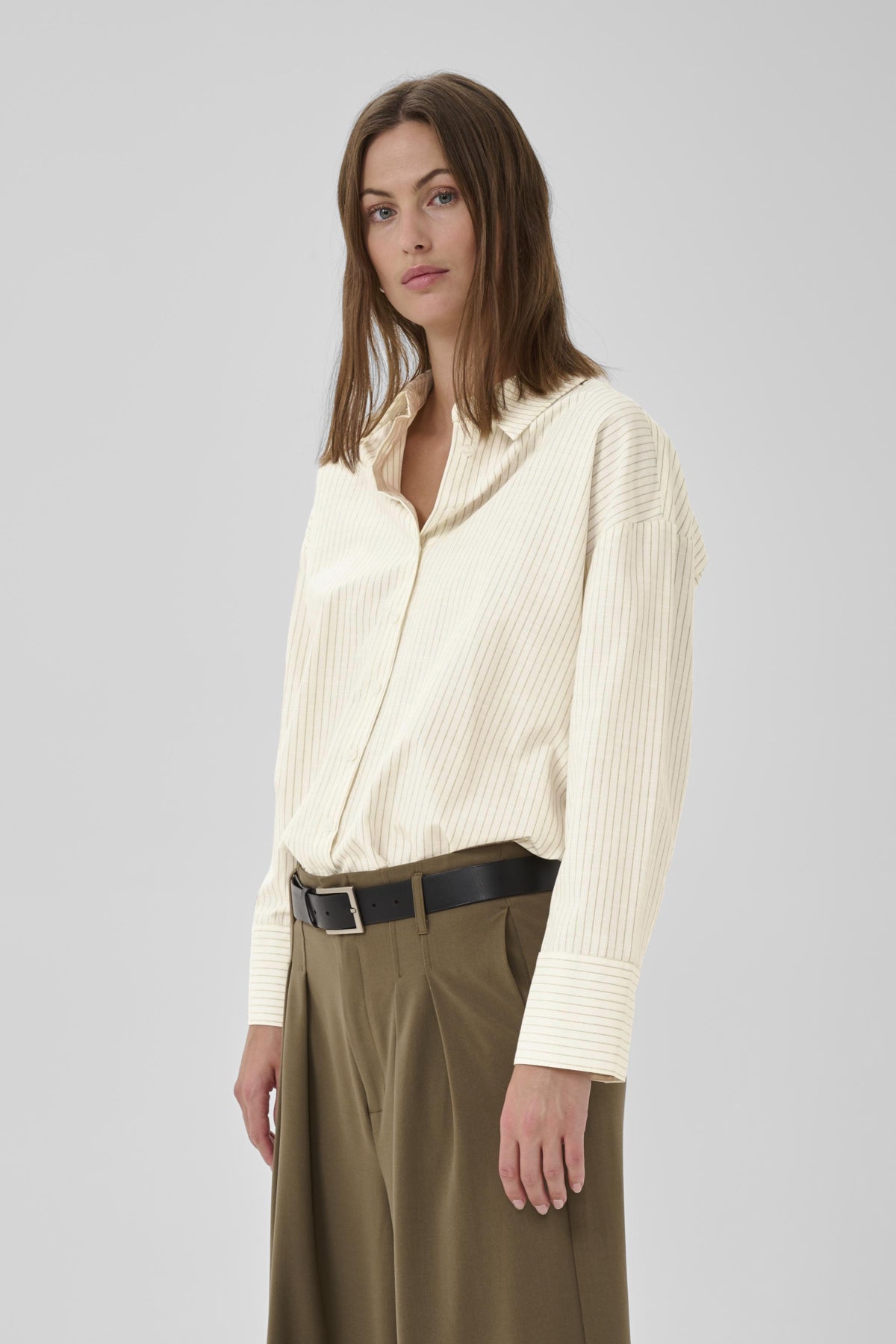 MWLennie Boxy Shirt Snow White - 110602 - 10705447