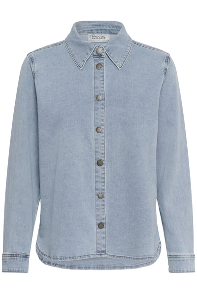 MWLinn Sofia 115 Skjorta Light Blue Wash - 100045 - 10705462 Thumbnail