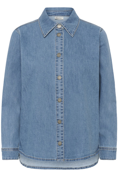 MWLinn Sofia 115 Skjorta Medium Blue Wash - 100053 - 10705462 Thumbnail