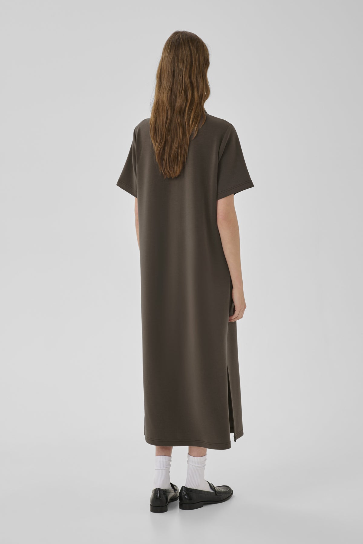 MWHelle Polo Long Dress Major Brown - 190810 - 10705471