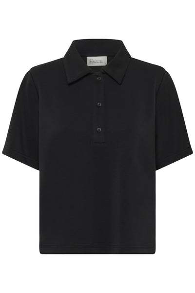 MWHelle Polo Tee Svart - 100031 - 10705472 Thumbnail