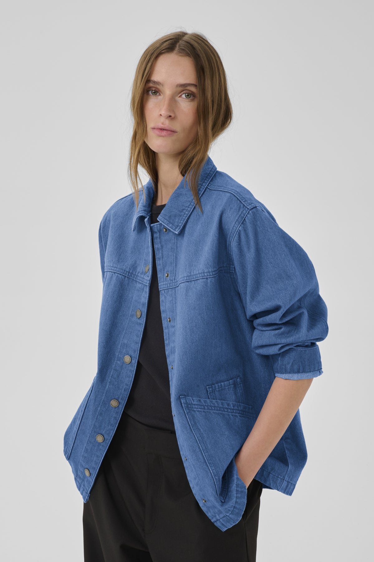 MWMola 180 Boxy Jacket Clear blue wash - 109358 - 10705485
