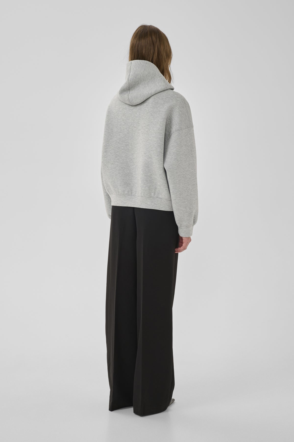 MWAsine Hoodie Ljusgråmelerad - 100378 - 10705509