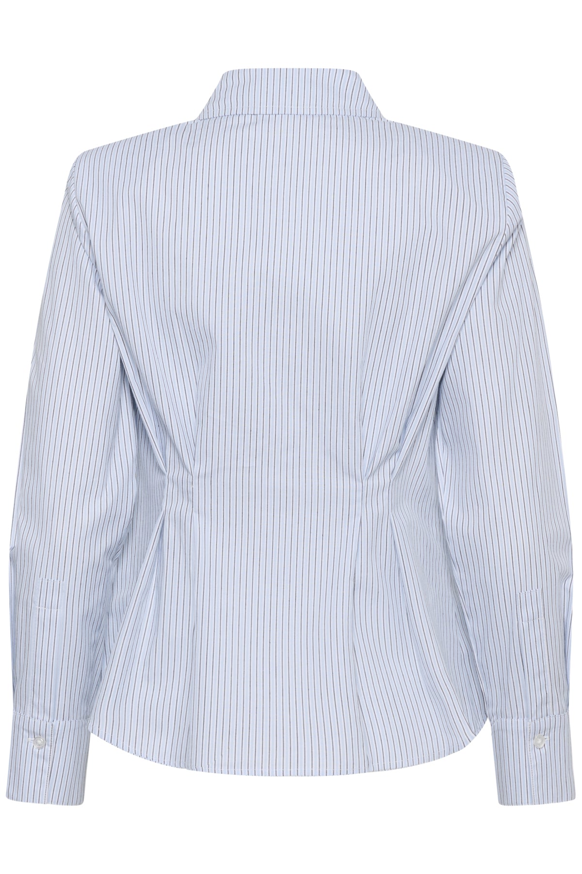 MWFeline Shaped Shirt Cashmere Blårandig - 109266 - 10705512
