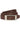 20 THE SIMPLE LEATHER BELT Brown W. Silver Buckle - 10934 - 10705535